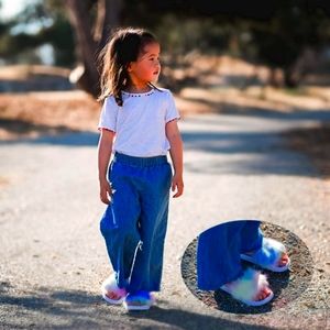 Tombik Toddler Girls  Faux Fur Slides